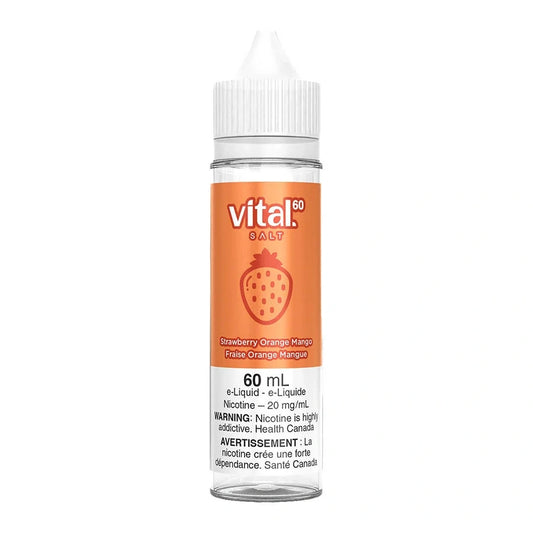STRAWBERRY ORANGE MANGO BY VITAL 60 SALT 20MG / 60ML