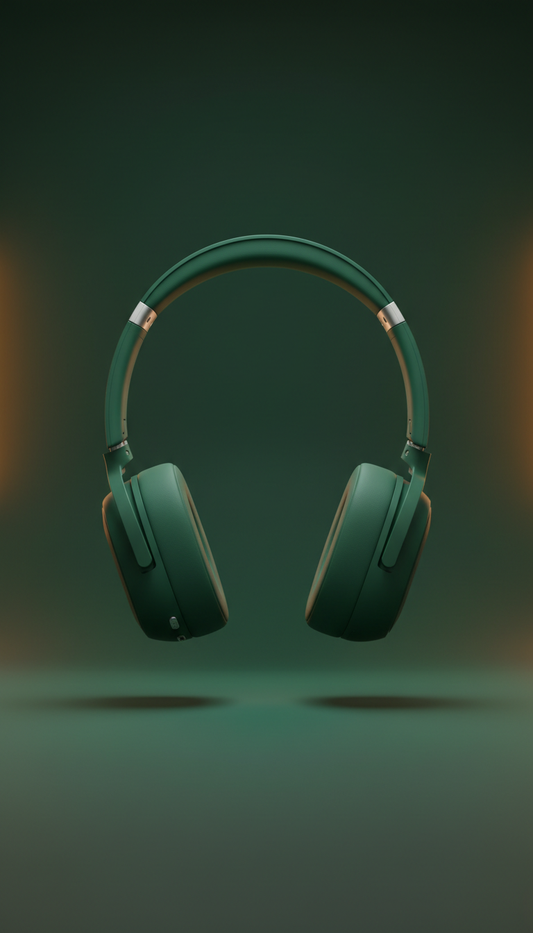 Wireless Noise-Canceling Headphones with Matte Finish